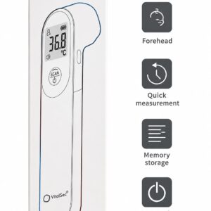 Alternative view of Termómetro infrarrojo temperatura corporal y superficies- Unidad