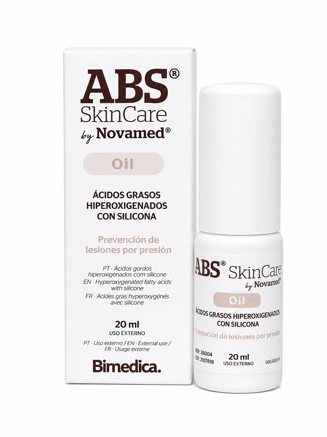 Novamed Oil 20 ml- Aceite ácido graso hiperoxigenado CON SILICONA- unidad