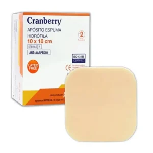 Apósito Espuma Hidrófilica Cranberry- Caja x 10