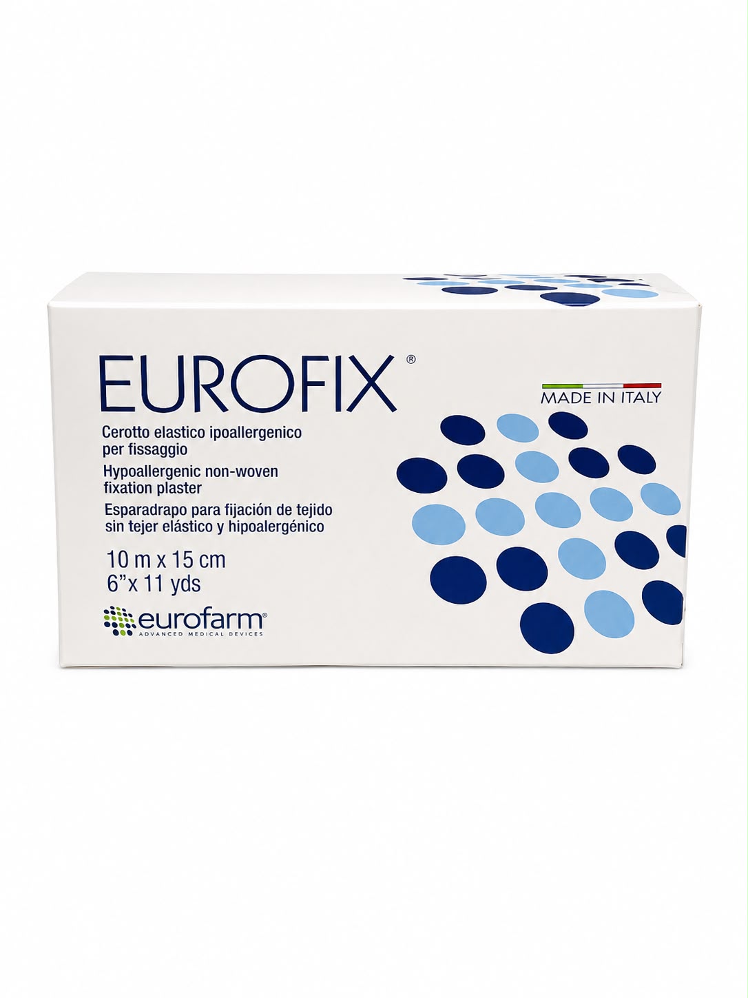 Venda adhesiva fijación stretch 15cmx10m. Eurofix. 1 unidad