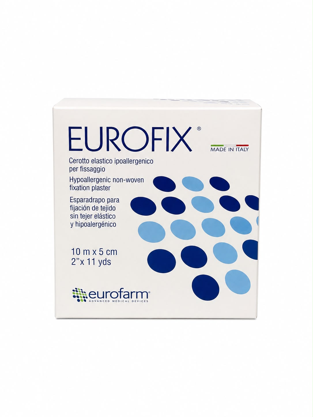 Venda adhesiva fijación stretch 5cmx10m. Eurofix. 1 unidad