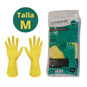 Guantes De Limpieza Domestico Tresor Talla M Pack 12 Pares