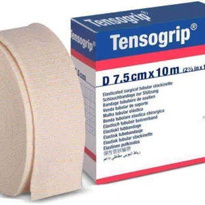 Venda tubular elasticada Tensogrip D 7,5cmx10m, color  blanco