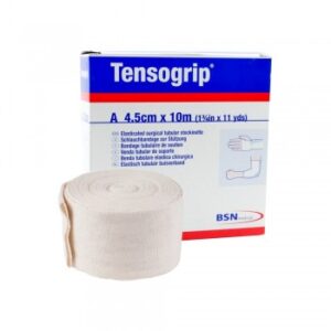 Venda tubular elasticada Tensogrip A 4,5cmx10m, color  blanco