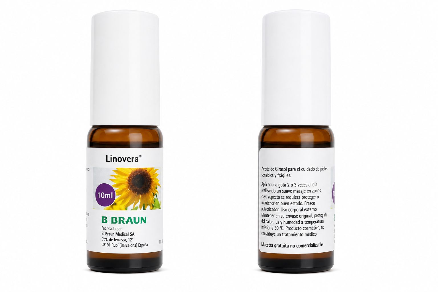 Linovera 30ml- aceite ácidos grasos hiperoxigenado con vit E y aloe vera - Imagen 2