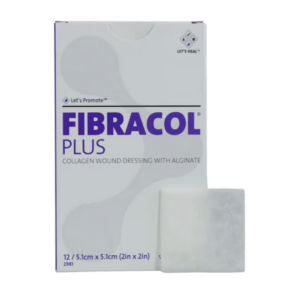 Fibracol Plus, caja x 12 unids- Apósito de colágeno + calcio